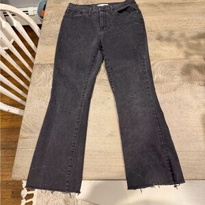 Madewell Charcoal Flare Jeans